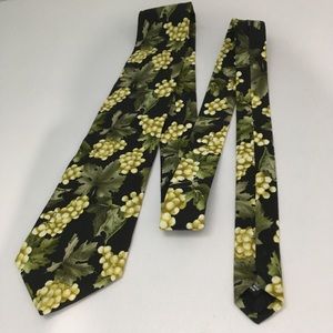 Grape necktie, grape accessories, fruit